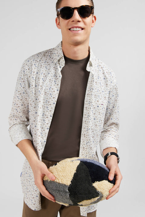Chemise blanche imprimé exclusif cercle - Image 3