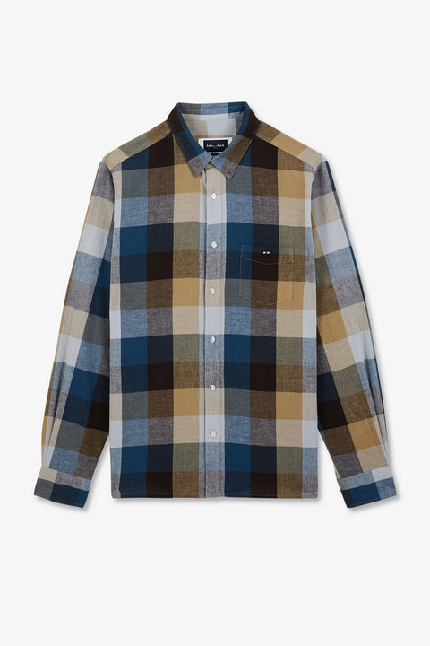 Blue checked shirt - Image 2