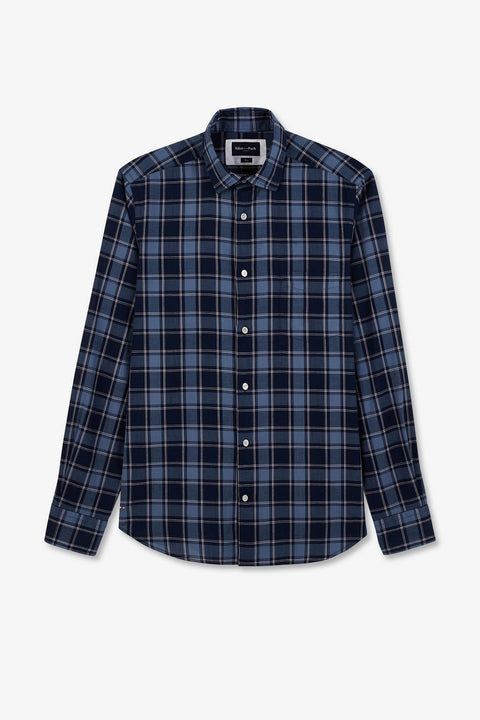 Blue checked shirt - Image 2