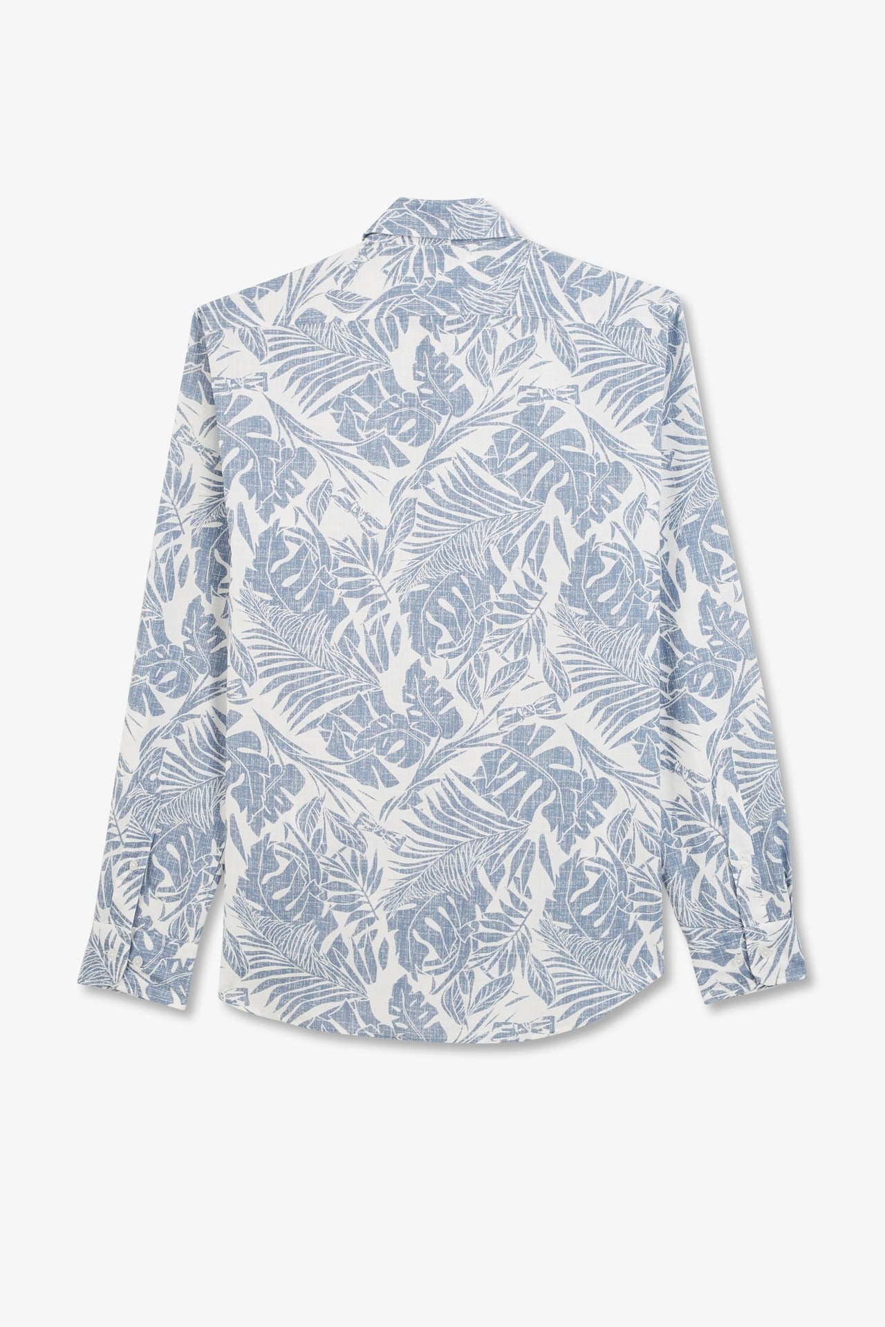 Chemise à imprimé feuilles exclusif
