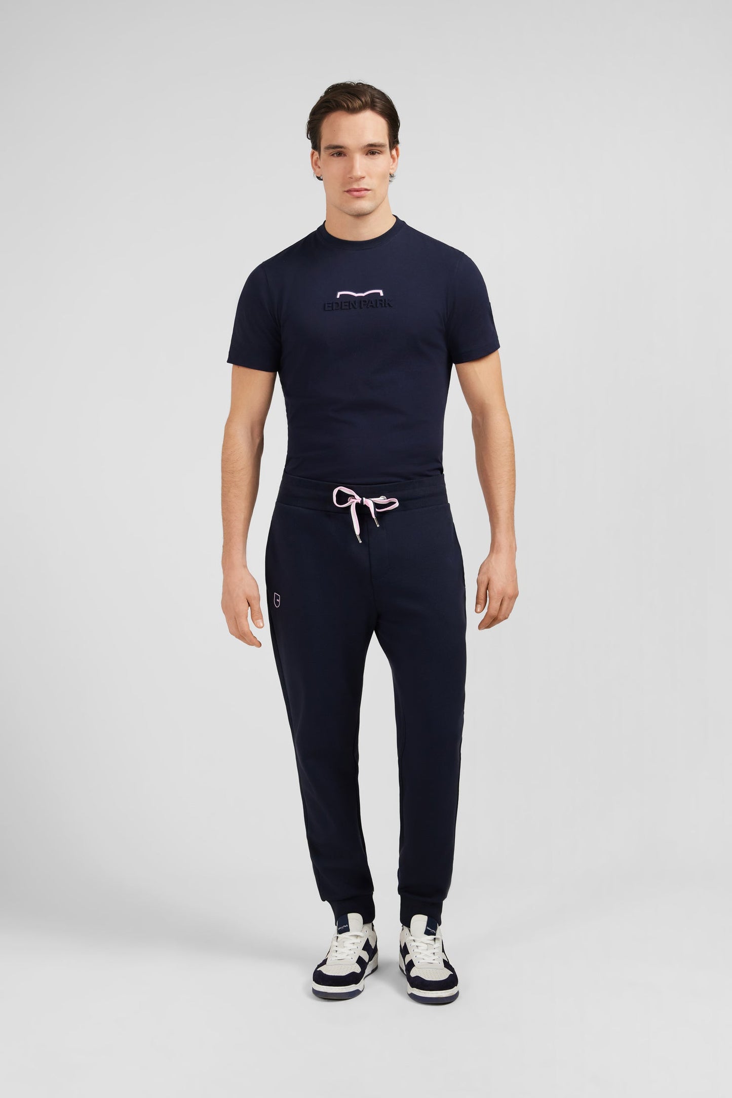 Pantalon de jogging bleu marine uni - Image 1