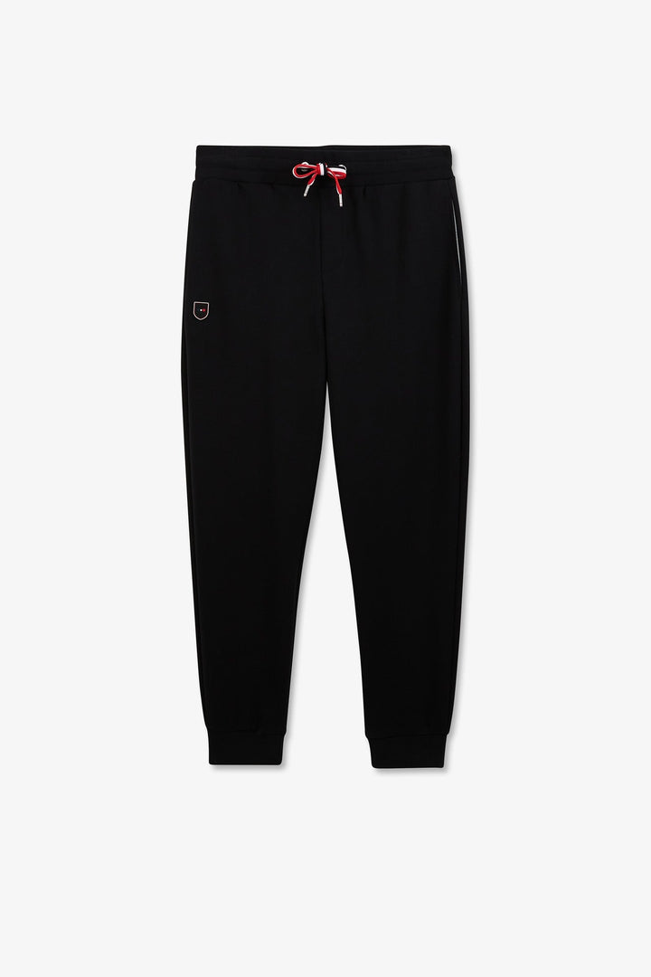 Plain black jogging bottoms alt view