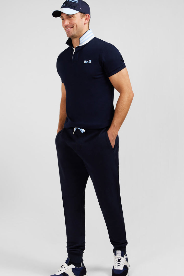 Navy blue jogging bottoms