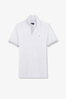 Polo blanc à manches courtes