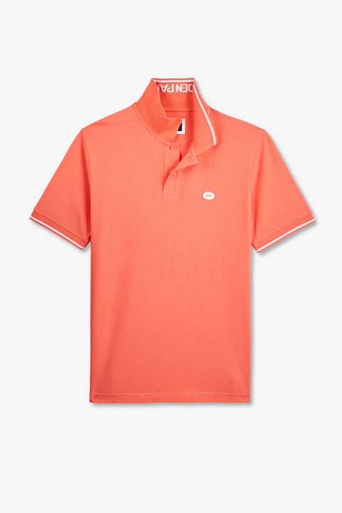 Pink short-sleeved polo shirt - Image 2