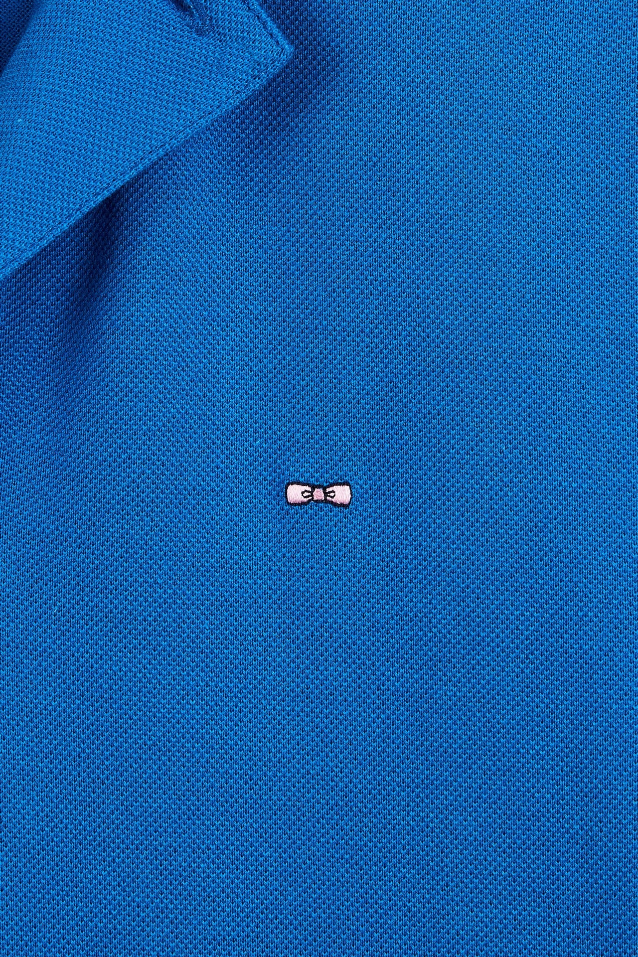 Polo bleu manches courtes - Image 9