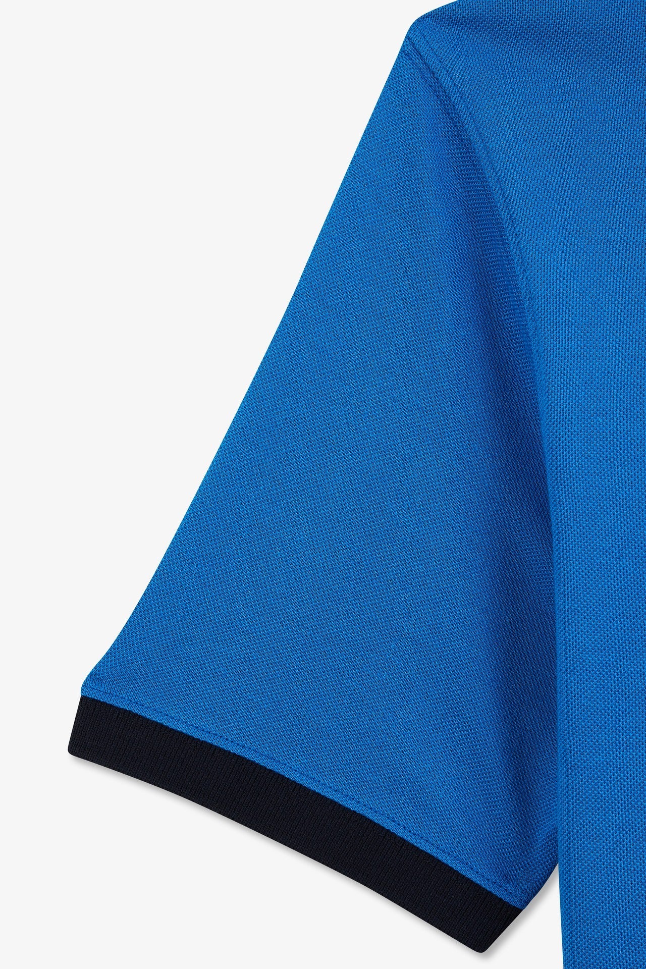 Polo bleu manches courtes - Image 7