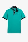 Polo vert manches courtes