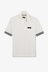 Polo blanc à manches courtes