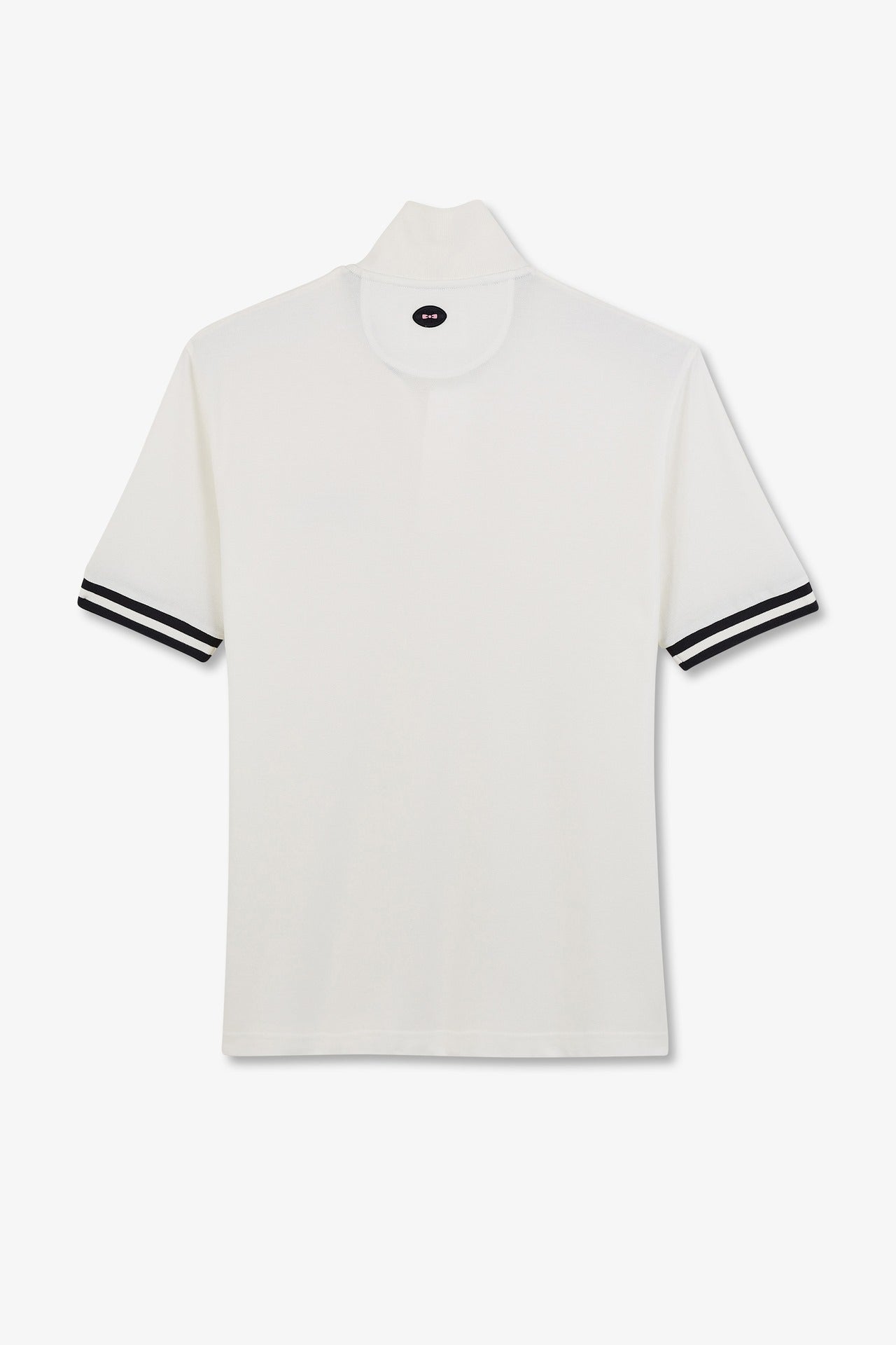 Polo blanc à manches courtes