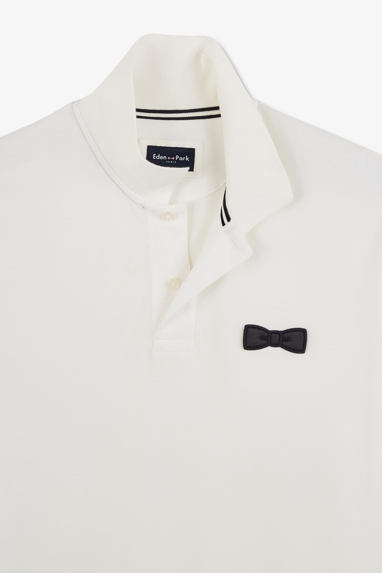 Polo blanc à manches courtes