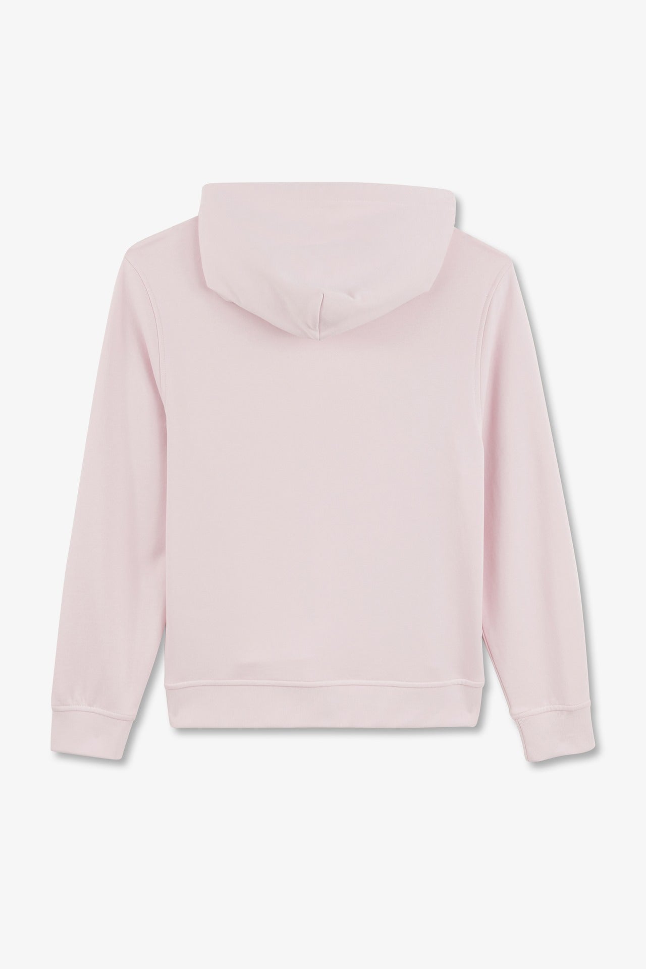 Sweatshirt à capuche en molleton rose emblème nœud papillon