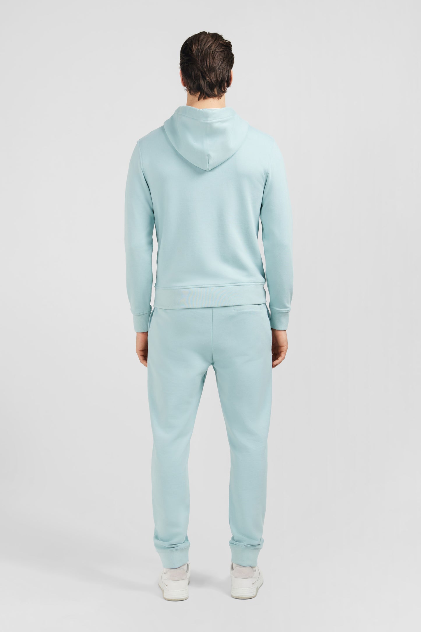 Sweatshirt à capuche en molleton vert emblème nœud papillon