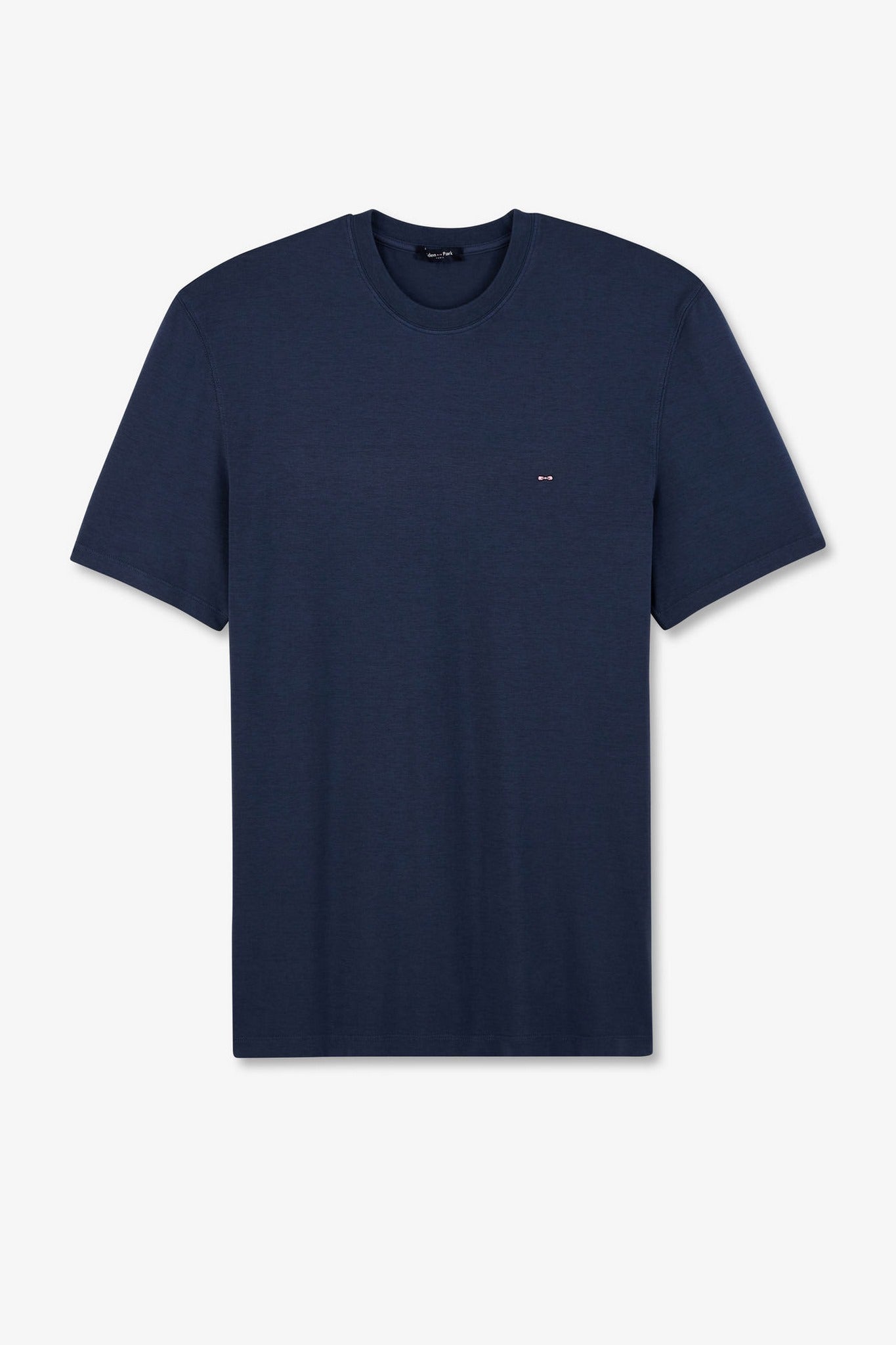 T-shirt manches courtes bleu uni - Image 2
