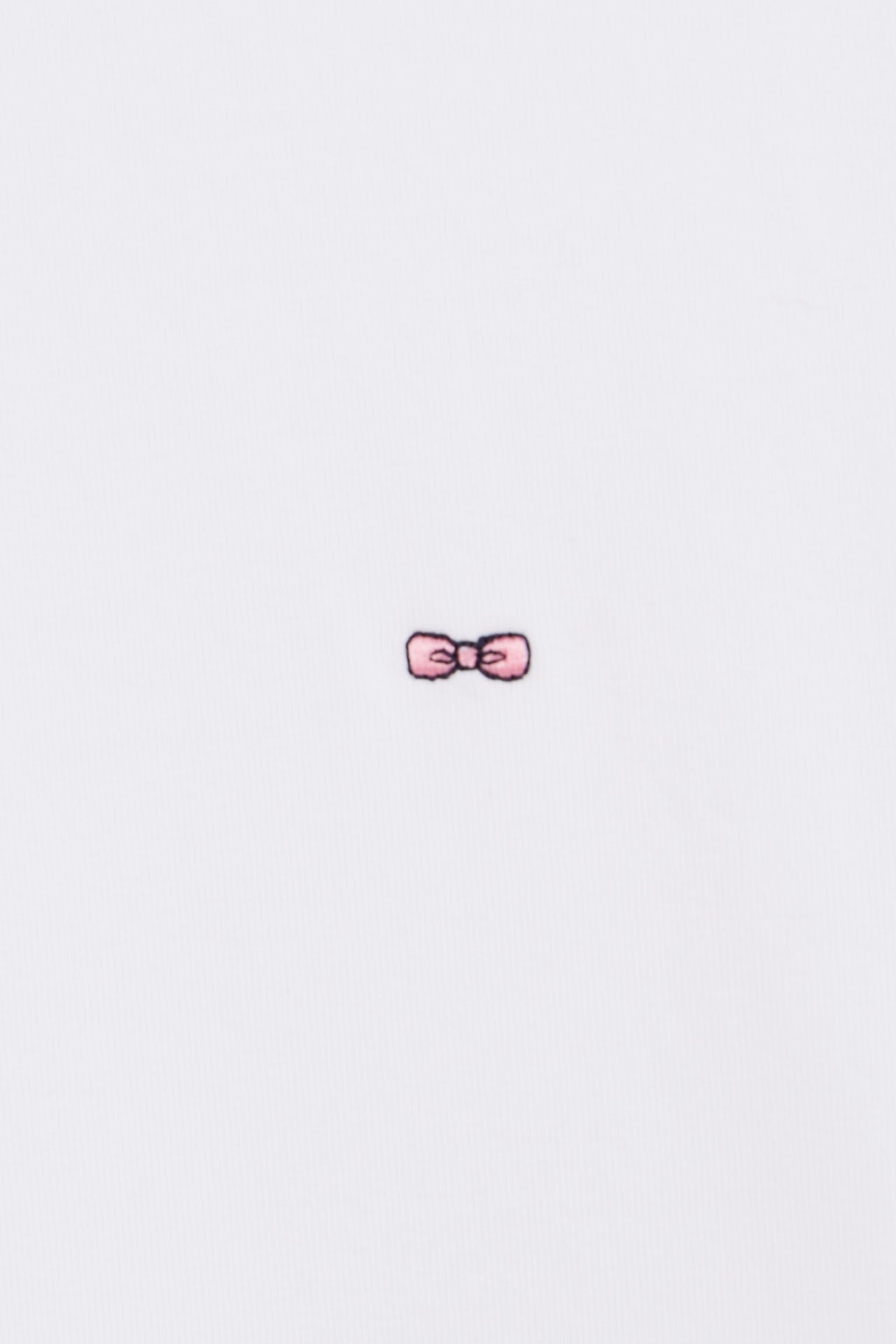 T-shirt blanc uni à manches courtes