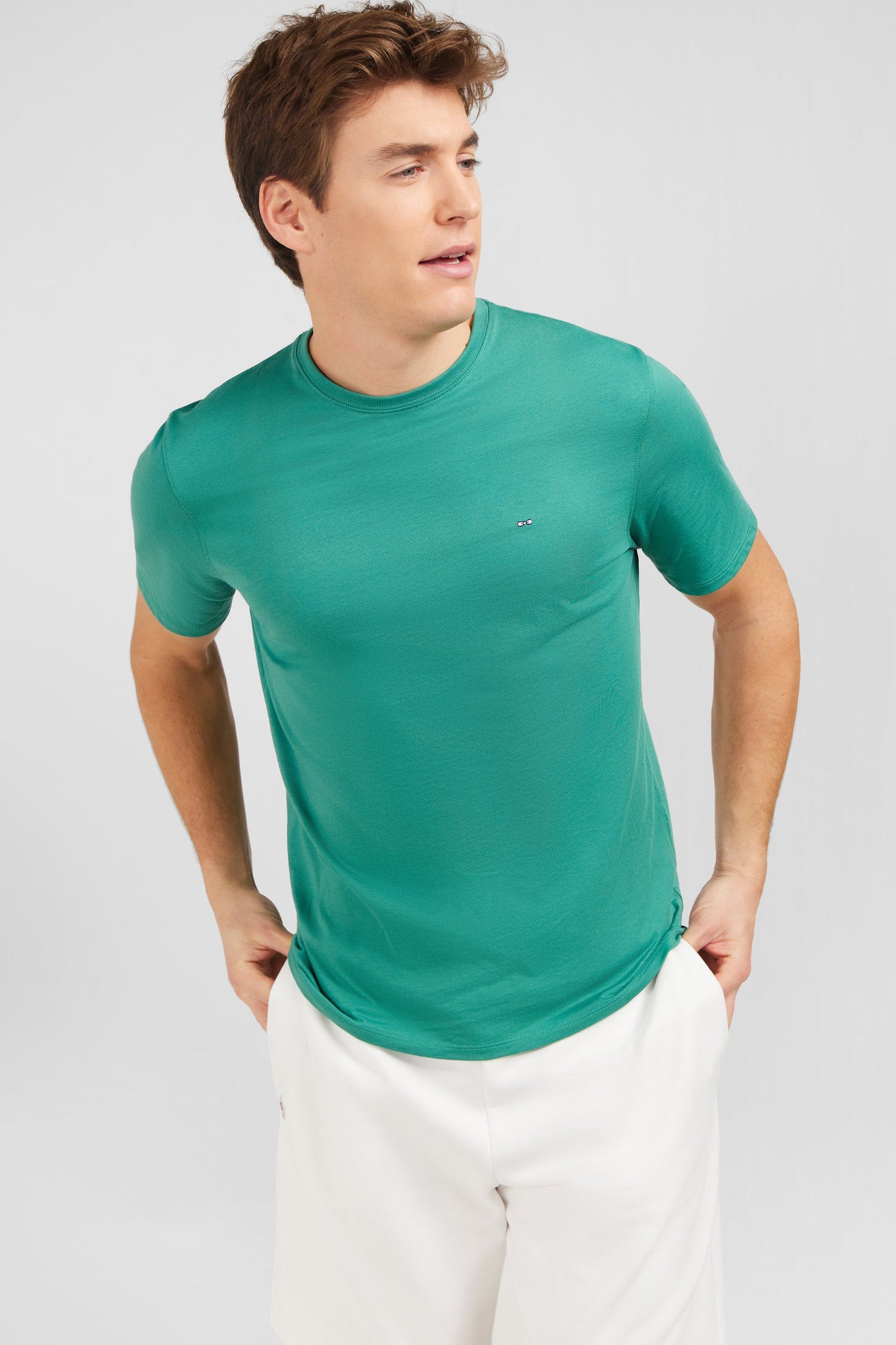 T-shirt vert à manches courtes - Image 3