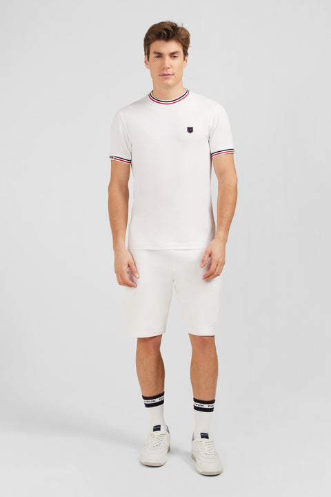 T-shirt blanc à manches courtes - Image 1