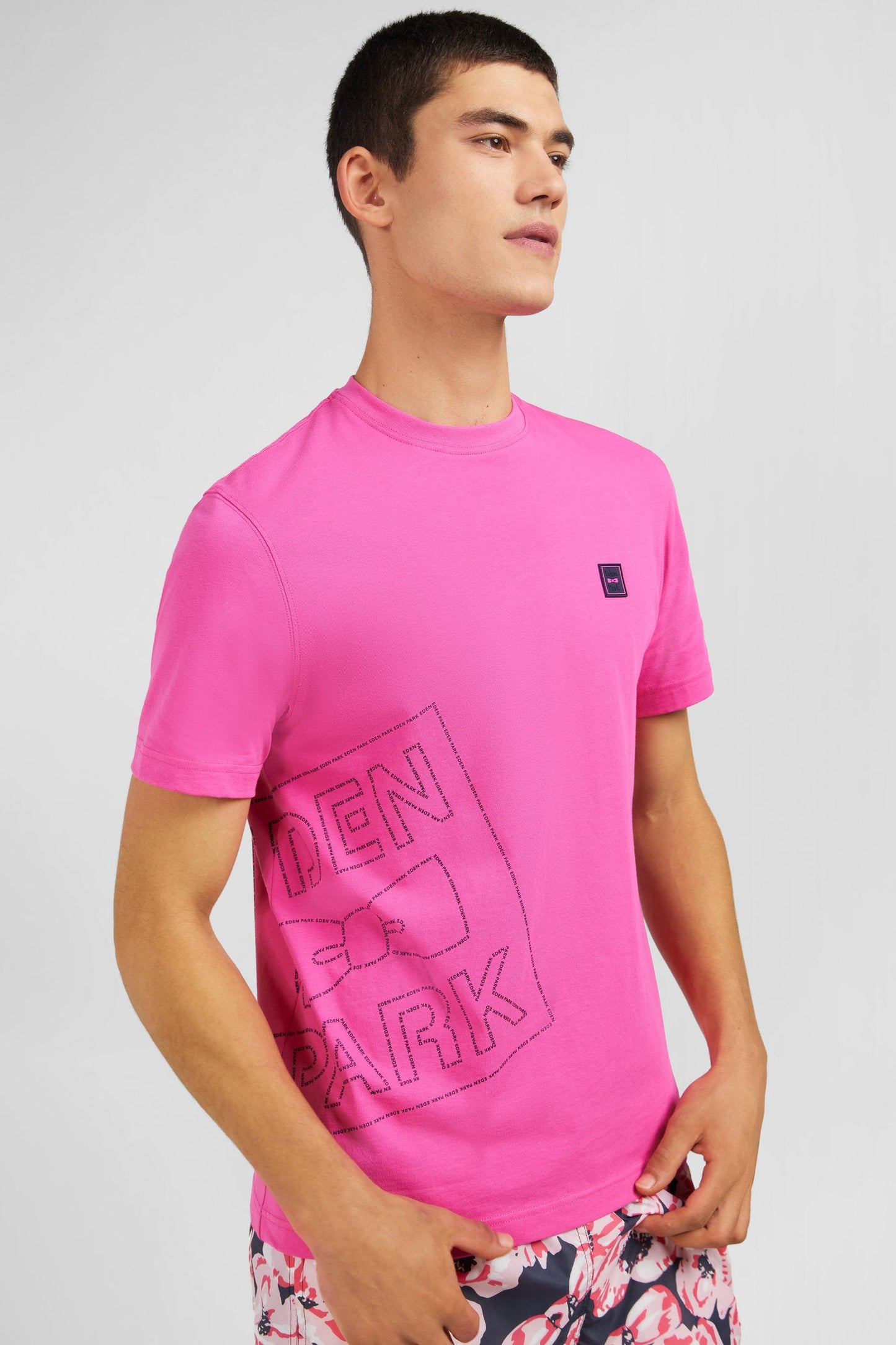 T-shirt rose imprimé Eden Park - Image 3