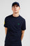 Navy blue short-sleeved T-shirt