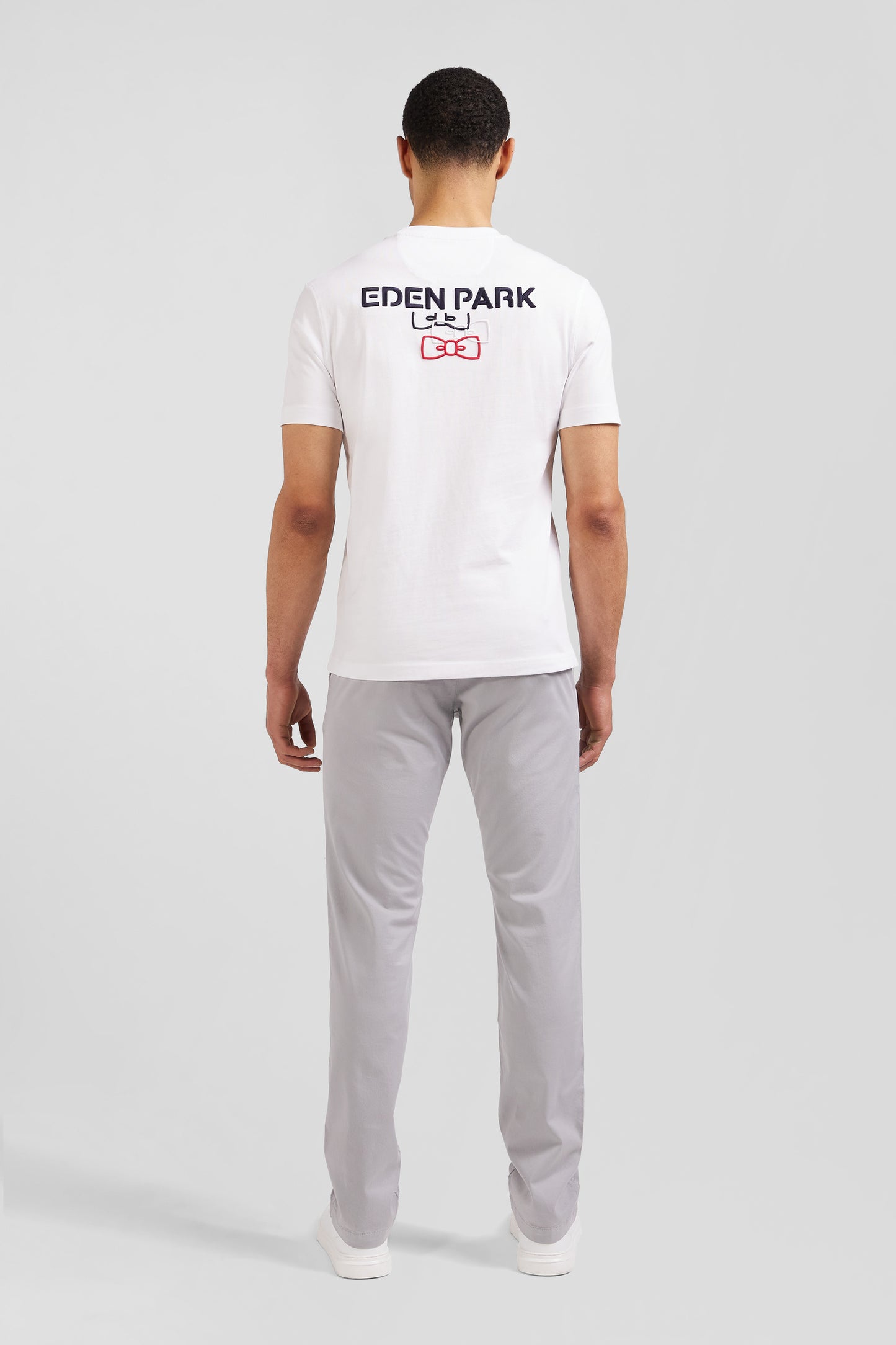 T-shirt blanc avec broderie Eden Park - Image 6