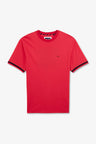 T-shirt fuchsia brodé Eden Park