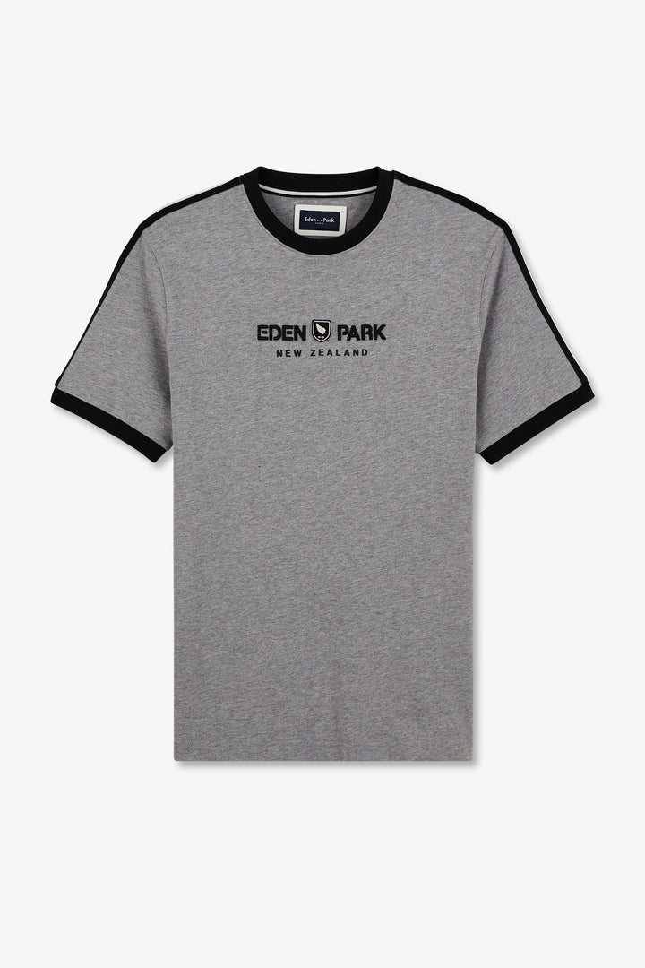 T-shirt gris clair inscription Eden Park New Zealand alt view