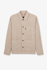 Plain beige overshirt