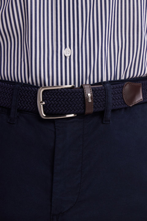 Navy plain rubber elastic belt - Image 2