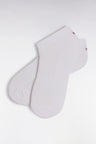 Chaussettes en coton stretch mélangé blanches