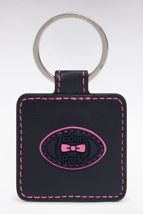 Porte-clefs en cuir rose - Image 1