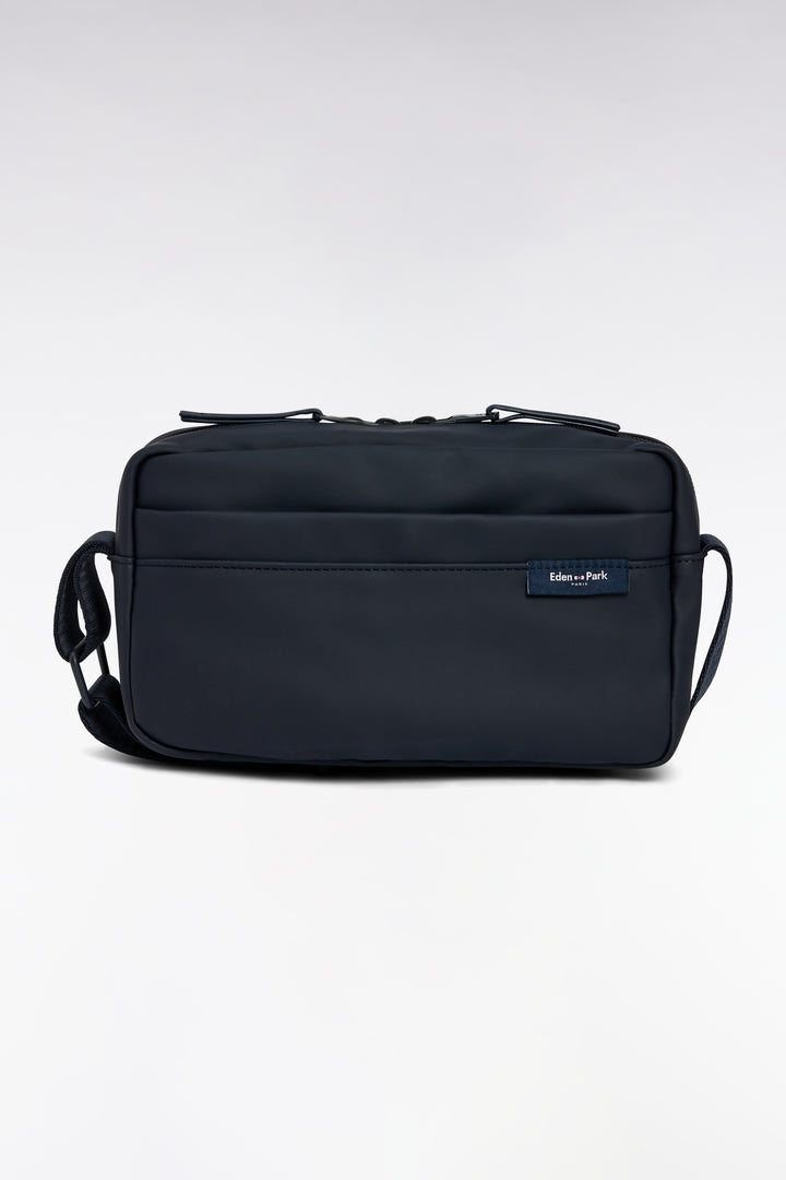 Camera bag en gomme uni marine