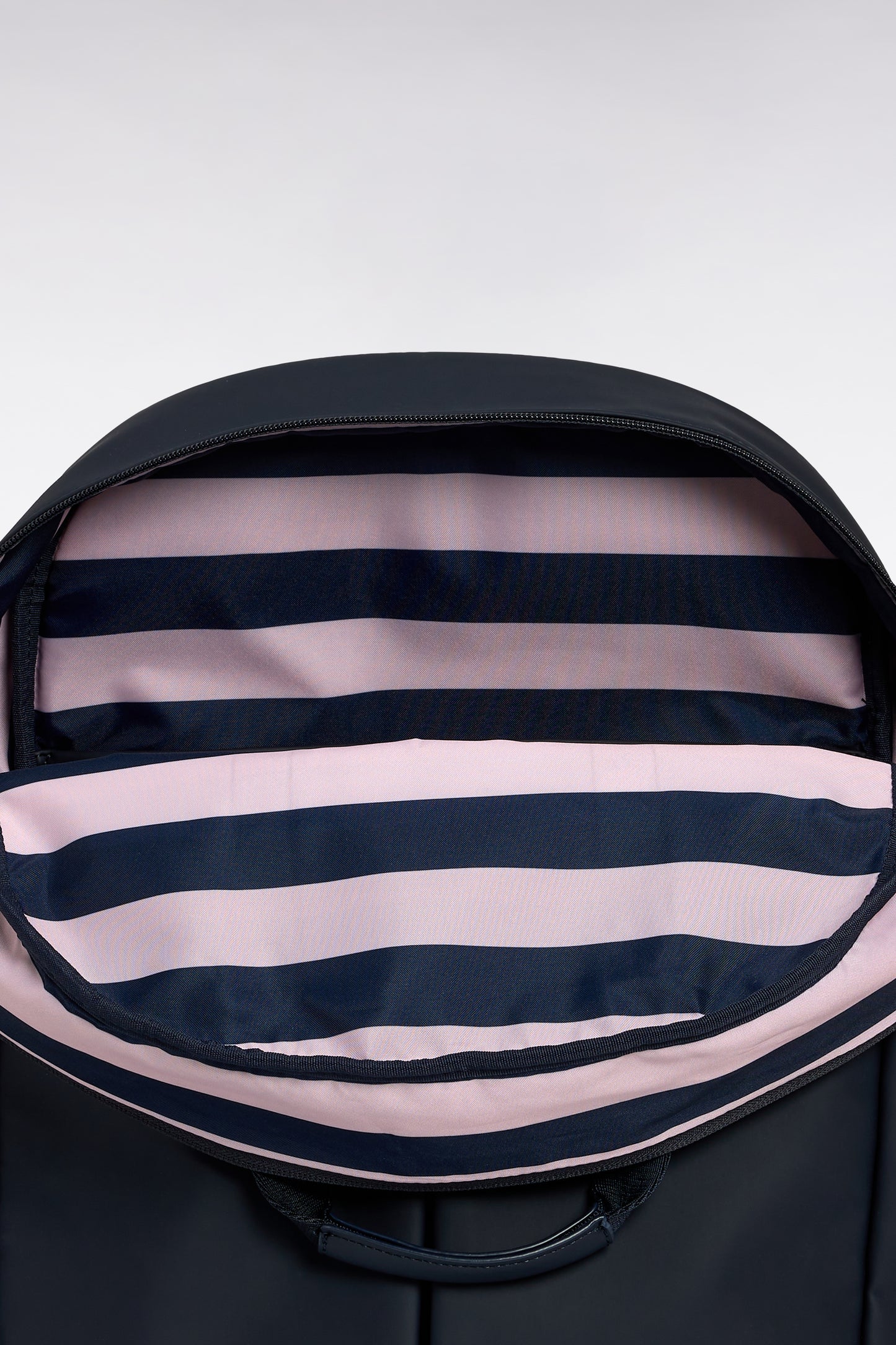 Navy rubber backpack