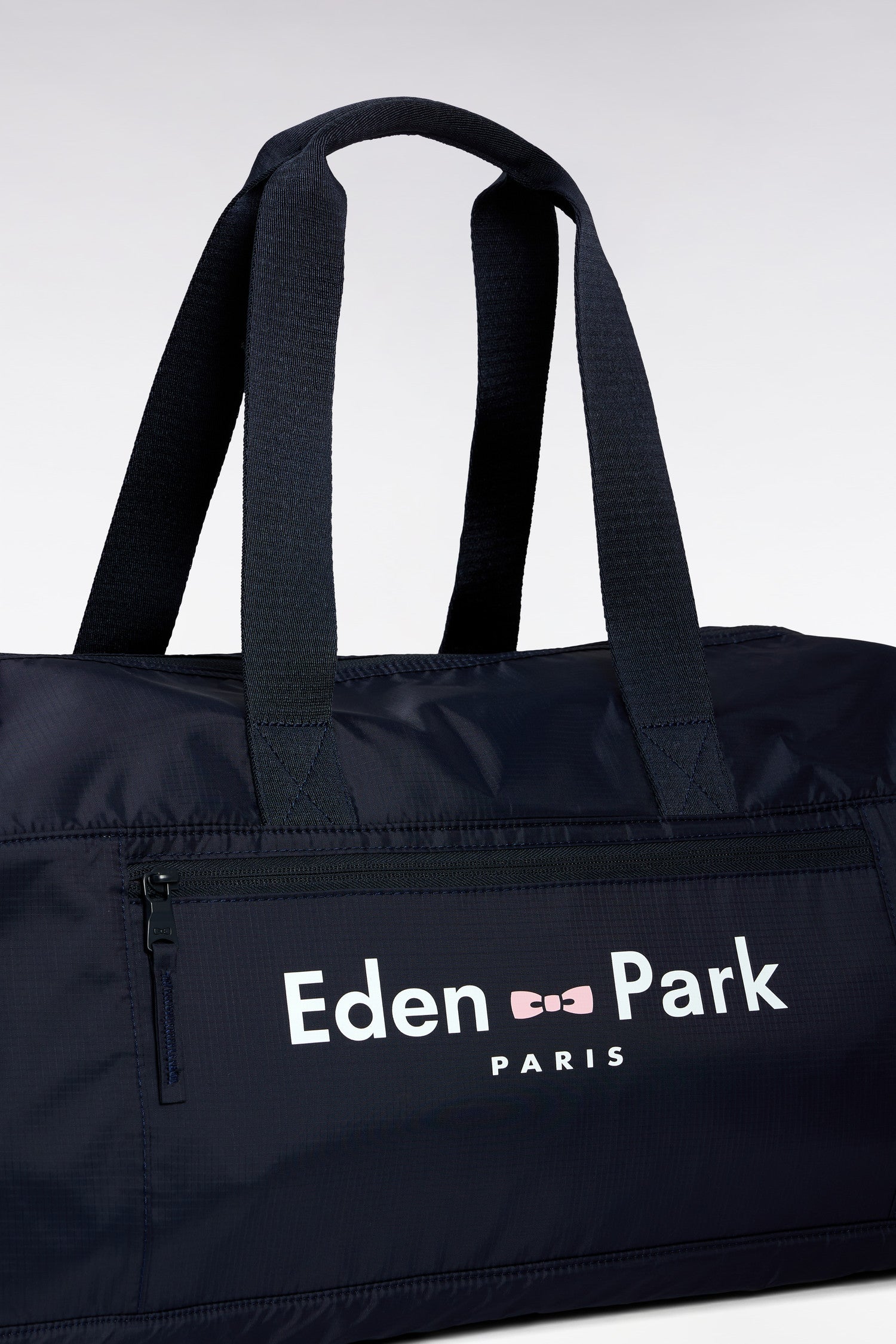 Sac de sport bleu marine logo Eden Park