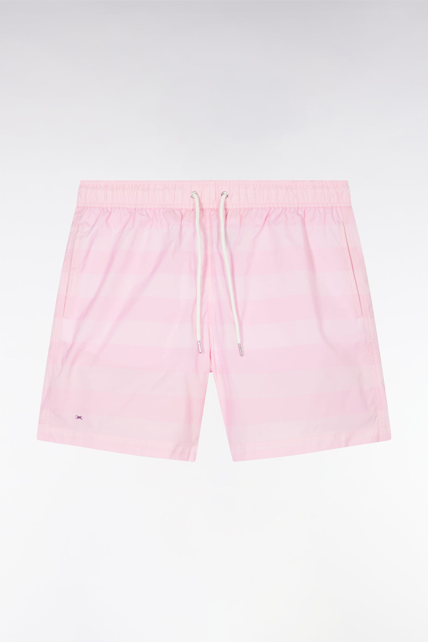Maillot de bain cerclé rose
