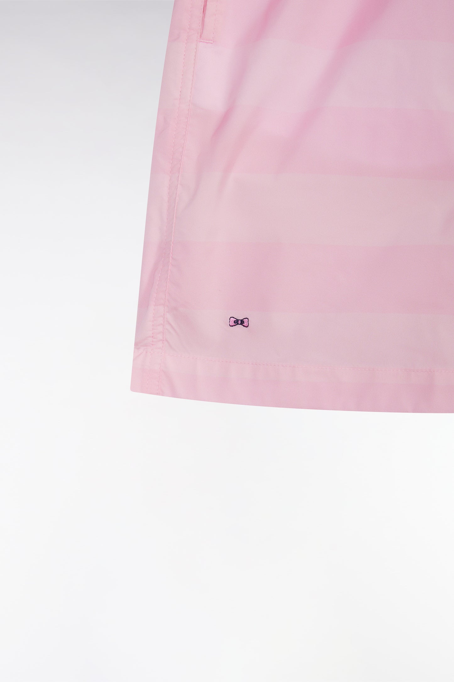 Maillot de bain cerclé rose