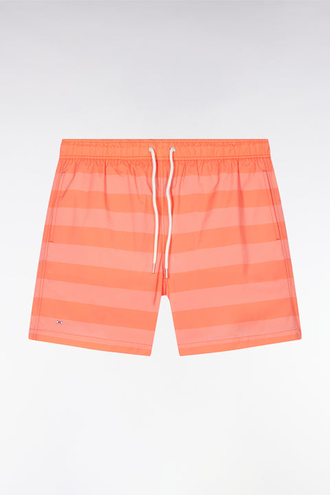 Coral striped swimsuit - Image 2