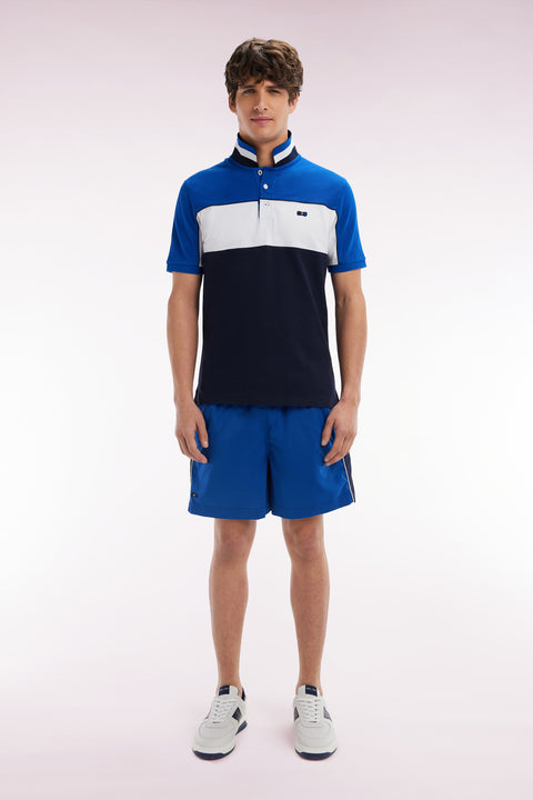 Navy tricolor swimsuit - Image 1