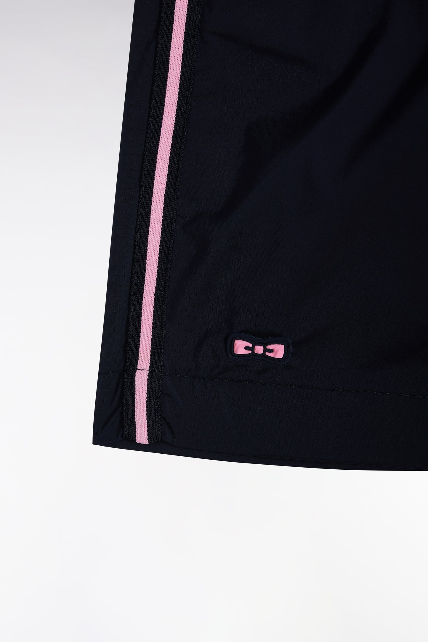 Maillot de bain marine à détails tricolores