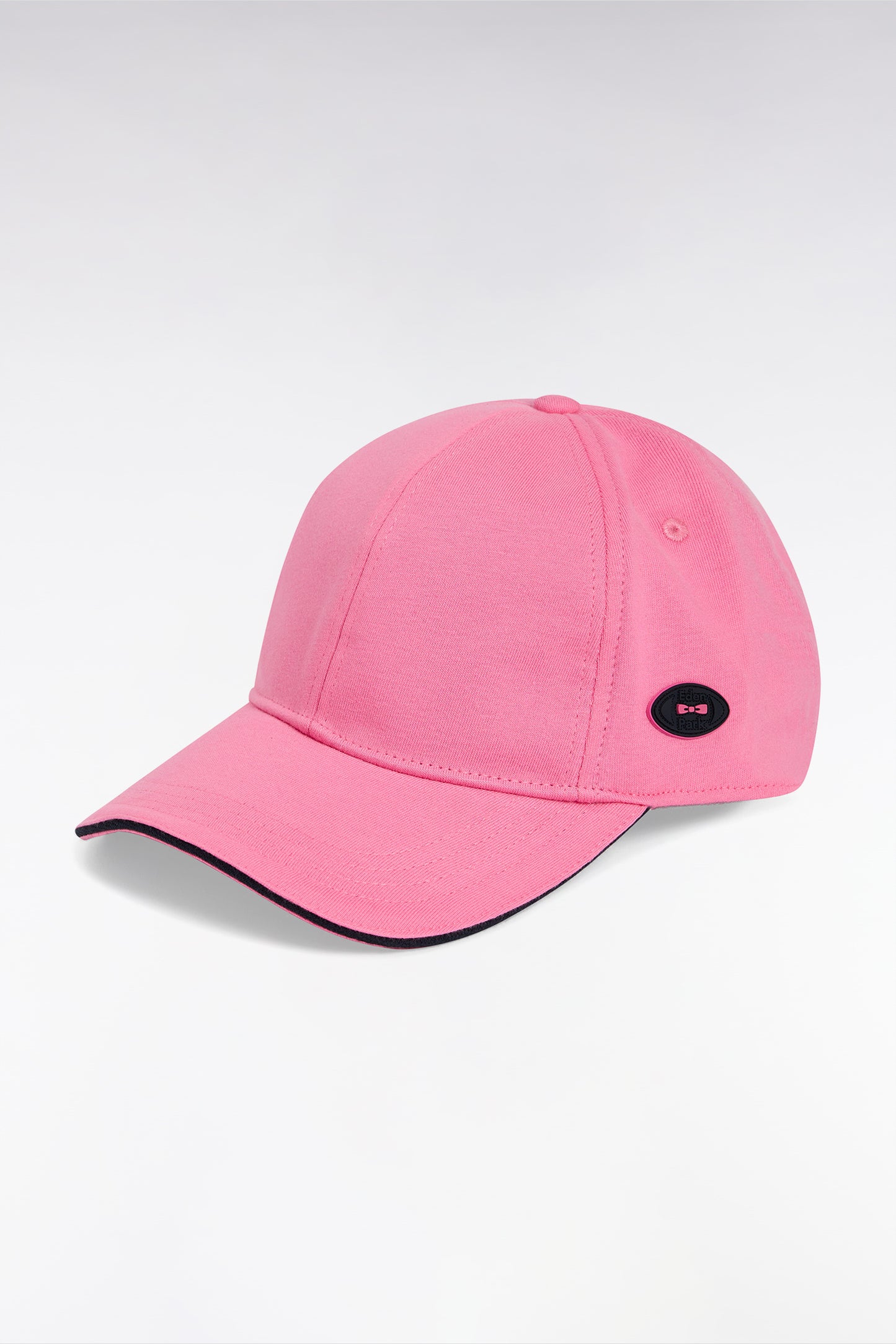 Pink cotton jersey cap