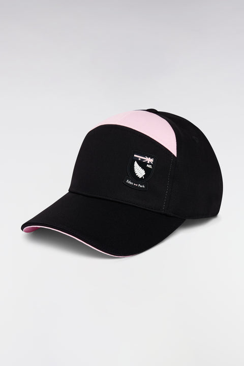 Casquette en coton noir et rose New Zealand - Image 1