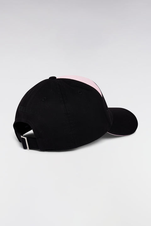 Casquette en coton noir et rose New Zealand - Image 2