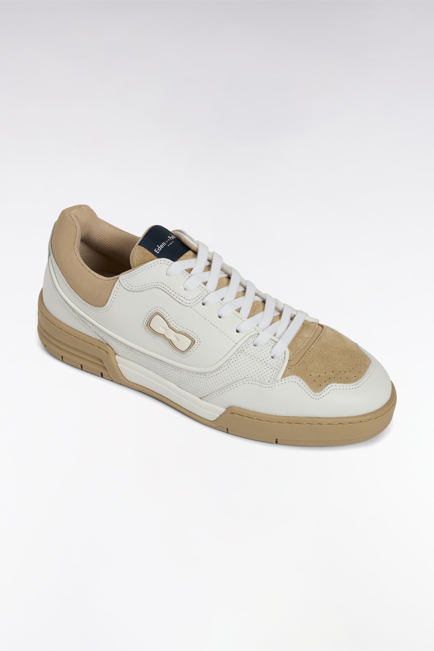 Sneakers EP10 en cuir blanches et beiges