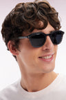 XV de France sunglasses in khaki tortoiseshell acetate