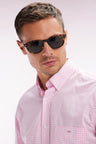 XV de France brown tortoiseshell acetate sunglasses