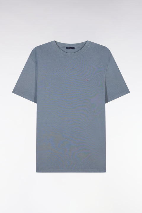 T-shirt manches courtes gris coupe droite - Image 2