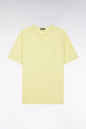 Straight-fit yellow Pima cotton T-shirt