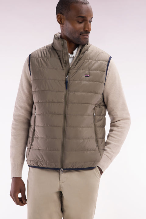 Sleeveless sand down jacket - Image 3