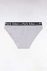 Culotte en coton stretch gris
