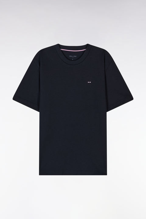 Short navy pyjama shorts with micropatternS LACKING BOTTOMS - Image 1