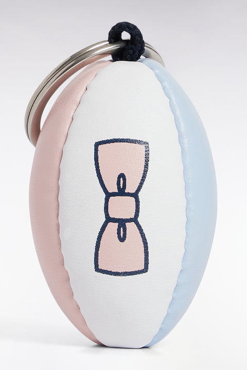 Porte-clés en cuir vegan rose - Image 1